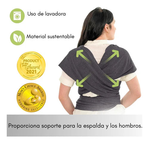 🌸 Fular Portabebés Ergonómico Elástico – Comodidad, Seguridad y Amor en Cada Abrazo